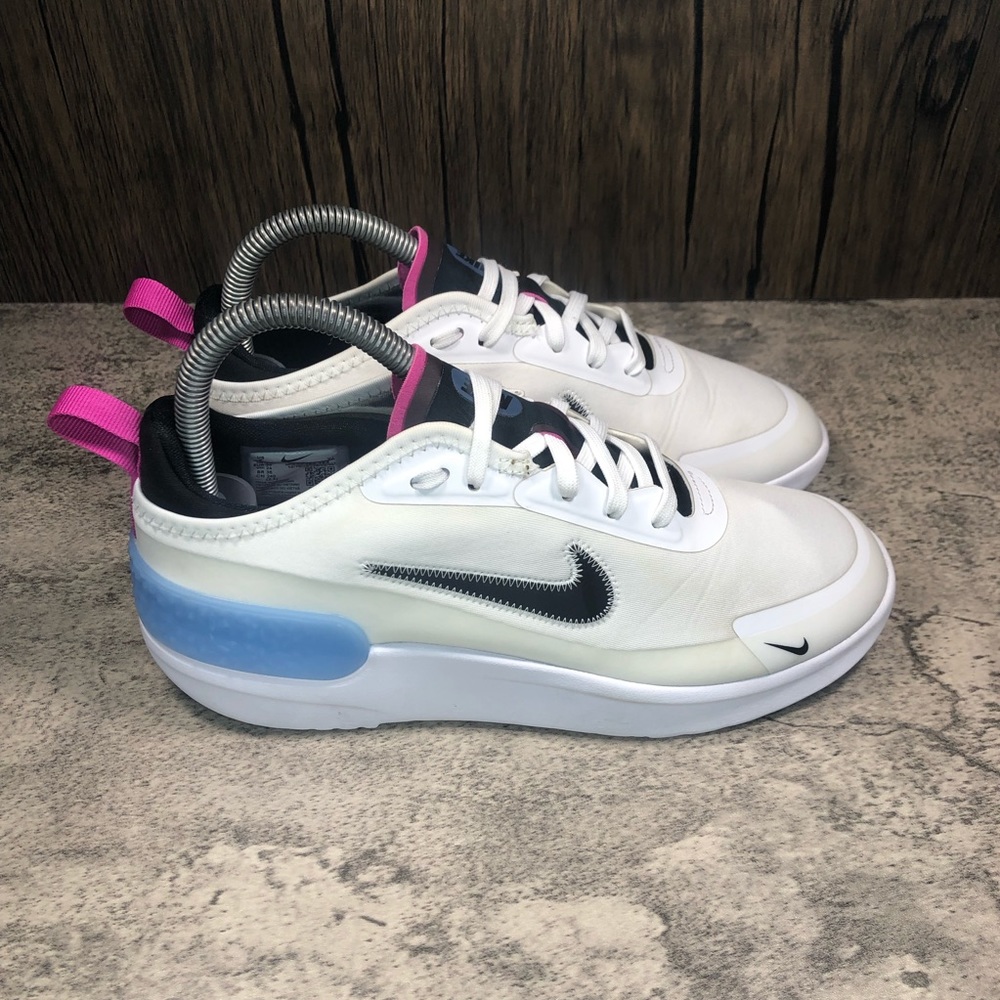 Nike Amixa Womens Running Shoes White/Black/Blue/Pink Size 7